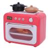 Zunate Kids Microwave Toy Playset, Rotating Turntable and Buttons, Includes Food Accessories, Safe ABS Material for Toddlers Aged 3 and Up view 2
