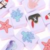 ARTIBETTER Coastal Adventure Mahjong Set with 48 Marine Animal Tiles, 2 Players Portable Mahjong Game for Family Holiday Gathering and Christmas Party view 3