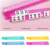 4 Pack Mahjong Racks with Pushers, Majiang Tile Holder Clear Acrylic Mahjong Racks Accessories for American Mah Jong view 2