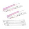 4 Pack Mahjong Racks with Pushers, Majiang Tile Holder Clear Acrylic Mahjong Racks Accessories for American Mah Jong view 1