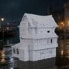 25mm Scale Unpainted Stone & Woodwork Harbor Scenery, High-Detail TTRPG Buildings for Dungeons and Dragons Fantasy Wargames,Tabletop RPG Game- Dock Buildings E (AF1154E) view 4