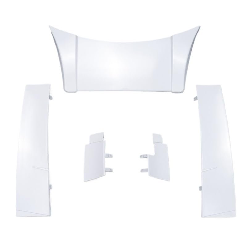 1 Set ABS Plastic Rear Wing Spoiler for 1/14 Tamiya RC Truck Car Volvo FH16 56360 DIY Parts Toys