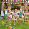 4 Pack Red Inflatable Stick Horse for Kids, Blow Up Horse with Stick Fun Party Favor, Outdoor Active Play Toy, Birthday Celebration, Carnival Game view 4