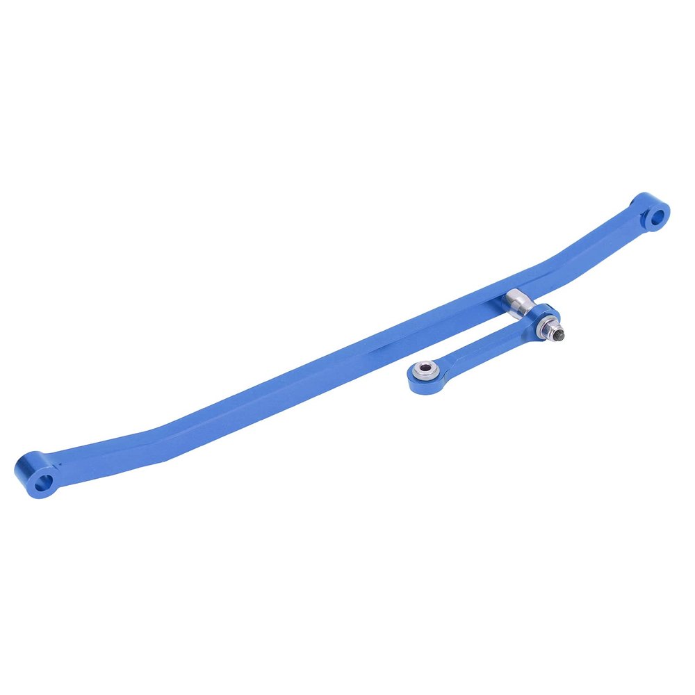 Aluminum Alloy Steering Rod Linkage Rod Set for LOSI LMT Solid AXLE 1/8 RC Car RC Accessory (Blue)