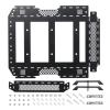 RC Car Toys Components For Axial For SCX24 AXI00002T1 AXI00002T2 2019 For Wrangler For JLU CRC 1/24 Metal Luggage Roof Rack Carrier RC Crawler Car Parts view 1