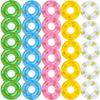 28 Pcs Mini Swim Rings 3.5 inches Mini Floaties for Dolls Miniature Pool Ring for Party Decor Plaything view 1