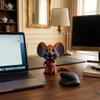 3D Printed Toys Articulated Big Eared Mouse, Fully Poseable Flexible Joints Fidget Toy, Realistic Cute Mouse Figurine, 3D Print Animals Desk Decor Collectible Gift (Purple Copper) view 4