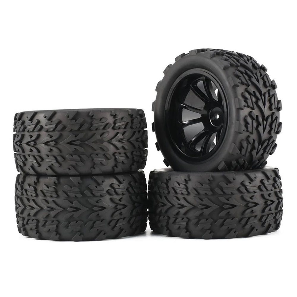 RC Car Toys Components For HPI For Tamiya For Kyosho 1/10 120MM Tire Tyre Wheel Foam Inserts 12mm Hex RC Monster Truck For Buggy Parts