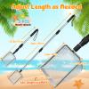 QINGLER 2 PCS Beach Mesh Shovel Sand Sifters, [50% Larger] Summer Enlarged Shark Tooth Sifter for Shell Collecting, Filter Sand Scooper Beach Tools for Adults and Kids view 2