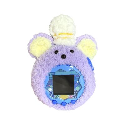 ordinarYone Plush Protective Case for Digital Pet Game Device Cartoon Design Dirt Resistant Housing Skin