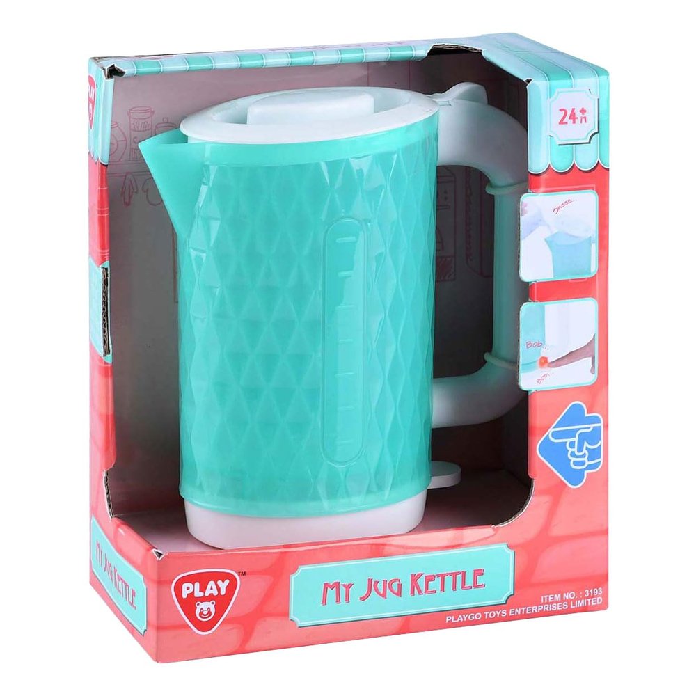 Play Kettle Toy Blue with Sound for Toddlers