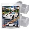 36 Pack Clear Clamshell Protector Cases for Premium Carded Cars, Wall Mount Storage Display Compatible with Hot Wheels Premium Line, 7.6 x 5.9 x 2 in view 1