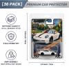 36 Pack Clear Clamshell Protector Cases for Premium Carded Cars, Wall Mount Storage Display Compatible with Hot Wheels Premium Line, 7.6 x 5.9 x 2 in view 2