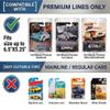 36 Pack Clear Clamshell Protector Cases for Premium Carded Cars, Wall Mount Storage Display Compatible with Hot Wheels Premium Line, 7.6 x 5.9 x 2 in view 4
