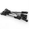COMODO Stainless Steel Turnbuckles Steering Link Rod Set for 1/10 Scale RC Cars 6pcs Replacement Suspension Parts view 2