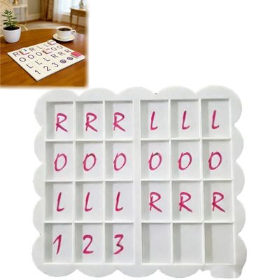 3D Printed Mahjong Solo Practice Board, Portable Tile Pattern Learning & Strategy Practice Boards, Compact Mahjong Learning Tool for Beginners & Enthusiasts