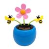 GoodsMeiSSS Solar Dancing Flower Automotive Ornament Swinging Animated Dancer Toy Car Dashboard Decor Suncatchers Solar Apple Blossom Bobblehead Windowsill Decoration for Car Home Decor view 1