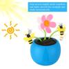 GoodsMeiSSS Solar Dancing Flower Automotive Ornament Swinging Animated Dancer Toy Car Dashboard Decor Suncatchers Solar Apple Blossom Bobblehead Windowsill Decoration for Car Home Decor view 3