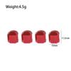COMODO 4pcs Aluminum Shock Absorber Cap Covers for 1/14 1/18 RC Crawler Cars Metal Protector Compatible with Mojave GROM GROM GROM(Black) view 2