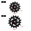 2-Pack 14T/16T Rear Derailleur Pulleys for SRAM for GX AXS for Eagle 12-Speed, Nylon Aluminum Alloy Guide Wheels with Steel Bearings for Quiet Shifting, Black view 2