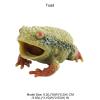 AENIMELY Realistic Frog Figurine TPR Soft Rubber Squeeze Stress Relief Animal Collectible, Amphibian Sculpture for Home Decor Office Desk Display view 2