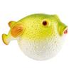 AENIMELY Realistic Large Soft Rubber Pufferfish Figurine Ocean Animal Collectible Marine Life Sculpture for Home Decor Office Desk Display Stress Relief Squeeze Toy view 1