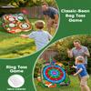 Animal 5-in-1 Bean Bag Toss Game for Kids Ages 3-6, Outdoor Cornhole Set with 3 Interchangeable Boards (Toss/Dart/Tic-Tac-Toe), Includes 8 Beanbags 6 Balls/Darts/Rings, Outdoor Toys for Boys view 2