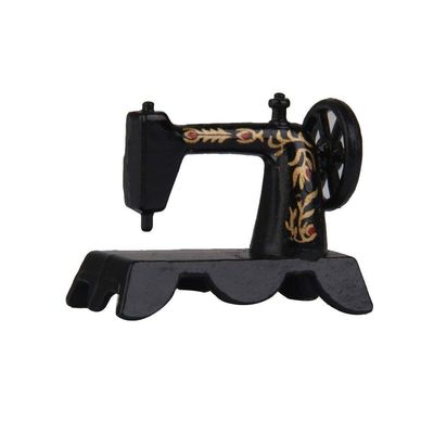 1:12 Mini Lovely Alloy Sewing Machine Miniature Dollhouse Model Decoration Interior Decoration Accessories - Black . Clever treatment