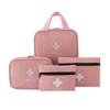 Mini First Aid Kit,Premium Emergency Medicine Rescue Bag,Waterproof Portable Travel Medical Storage Pouch for Home Office Vehicle Camping Workplace Outdoor (Pink,4-piece Set) view 1