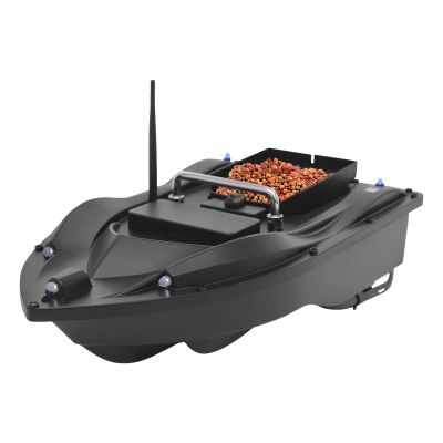 LUNUMAOS Small Bait Boat, RC Fishing Bait Boat with 1968FT Remote Range, 4.4LB Load Capacity, 16 Positioning Points, Level 6 Wind and Wave Resistance, Speed Cruise, Night Lights
