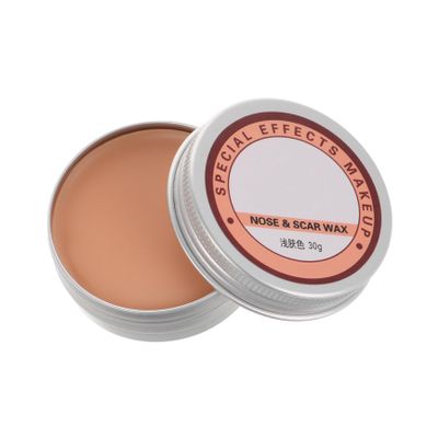 GLEAVI Scar Wax for Face and Nose Fake Wound Skin Wax 30g Light Skin Tone Halloween Special Effects Makeup for Cosplay Stage Body Paint