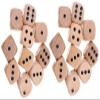 10Pcs 20mm Wooden D6 Dice, Durable Board Games Round Corner 6 Sided Dice Creative Wooden Crafts Entertainment Toy for Adults Practical and clever view 4