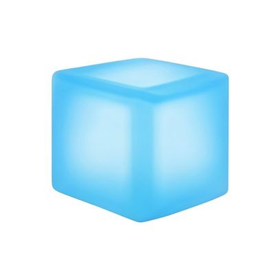 Stress Relief Toy, Frosted Ice Cube Squeeze Toy Anxiety Relief Glow-in-the-Dark Snowflake Stress Cube Sensory Toy Soft Stretchy Cube Pinch Toy Party Favors (Blue)