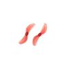 4 Pairs 45mm For 2 Impeller PC Propellers 1mm 1.5mm, RC FPV Racing Freestyle .8 Inch Toothpick Drone DIY Parts(Clear Red hole 1mm) view 2