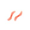 4 Pairs 45mm For 2 Impeller PC Propellers 1mm 1.5mm, RC FPV Racing Freestyle .8 Inch Toothpick Drone DIY Parts(Clear Red hole 1mm) view 4