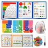 Magnetic Fraction Tiles Circles Playbook Homeschool Math Manipulatives view 1