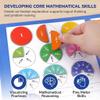 Magnetic Fraction Tiles Circles Playbook Homeschool Math Manipulatives view 3