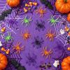 Boao Spider Style Toy Rings Bulk Party Favors, Plastic Adjustable Spider Style Rings for Goodie Bag Fillers, Cupcake Toppers, Birthday Party Decorations (240 Pcs, Black, Purple, Orange, Green) view 4