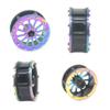 1.8" Aluminum Wheels Dazzling colour Beadlock Wheel Rim For Axial SCX24 AX24 1/24 4pcs/set view 2