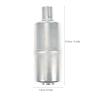 1/2 Inch Threaded Exhaust Muffler Galvanized Steel Small Engine Replacement Part view 3
