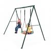 ToysCentral Basics Triangular Frame Swinging Hammock Rack Wear Resist Multi-Player Swinging Stand Multi-Purpose for Universal Swing Soft Board Swing view 2