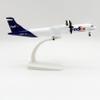 ATR FedEx Airlines 20cm Diecast Airplane Model 1:300 Scale Alloy Aircraft for Collection Gifts. view 1