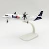 ATR FedEx Airlines 20cm Diecast Airplane Model 1:300 Scale Alloy Aircraft for Collection Gifts. view 2