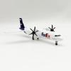 ATR FedEx Airlines 20cm Diecast Airplane Model 1:300 Scale Alloy Aircraft for Collection Gifts. view 3