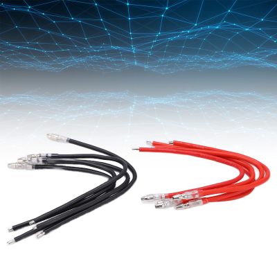 10Pcs 16AWG RC Motor Extension Cable 4.0mm Bullet Connectors, Soft Silicone Wire Banana Plug Wire for Brushed Motor 380/390/540/550/775/795 SCX10 D90 GEN8 Crawler Car