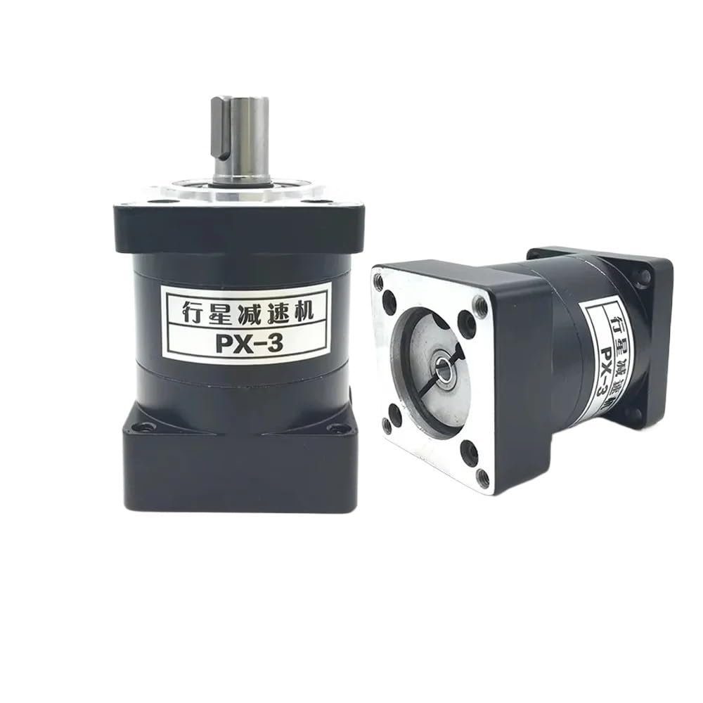 1pc Planetary Reducer 3:1,5:1,10:1,64:1,100:1~216:1 Reduction Gear for 60/80/110/130/180 Flange Servor Motor Step-Down Gearbox CNC(Ratio 36 to 1,110PX-19mm Output)