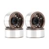 4PCS 1.55 Inch Aluminum Alloy Metal Beadlock Wheel Rim Retro Vintage Wheel Hubs Replacement Accessory for UTB18 MN Axial SCX10 AX90069 D90 TF2 CC01 Tamiya 1/18 1/12 1/10 RC Crawler Car Parts(A-Bronze) view 3