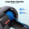 35LBS Electric Boat Anchor Winch with Remote Control, 12V DC 100ft Braided Rope 700Lbs Breaking Strength for Boats Up to 24ft Marine Lake River (Black) view 4