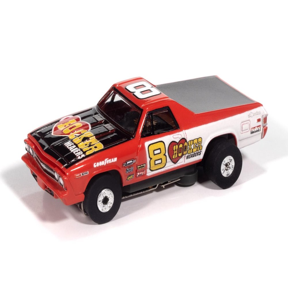 1969 Chevy El Camino Slot Car (Red & White) by Auto World (HO Scale, Due March 2026)