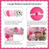 Cowgirl Balloons Arch Garland Kit, Cowgirl Party Decorations for Western Rodeo Bachelorette Theme Baby Shower Birthday Anniversary Disco Decorations Supplies with Hot Pink Silver Cow Print Balloons view 4